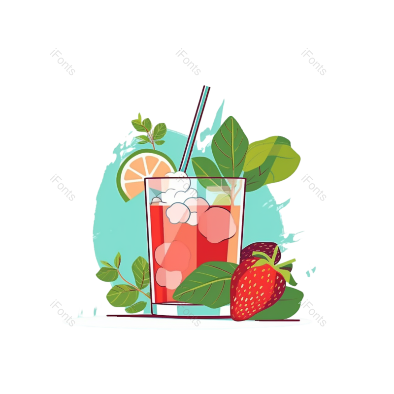 节日图片,清新元素,夏天PNG,插画免抠素材